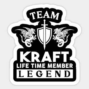 Kraft Name T Shirt - Kraft Life Time Member Legend Gift Item Tee Sticker